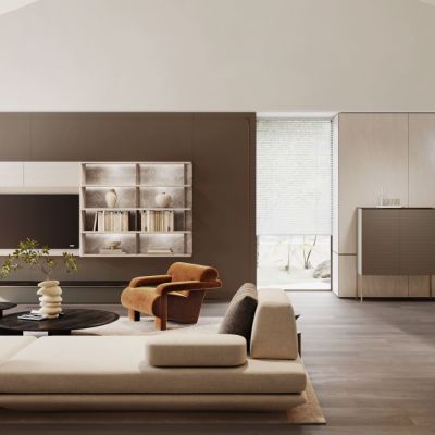 Alice Modern Minimalist Utopian Style Living Room